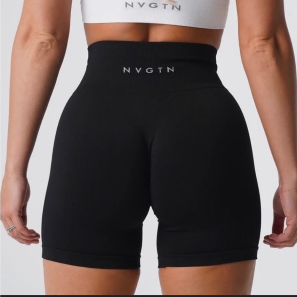 NVGTN Black Biker Shorts. Never Worn.